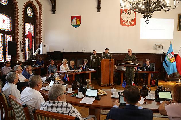 Podpułkownik Michał Pietrzak żegna się z Lęborkiem