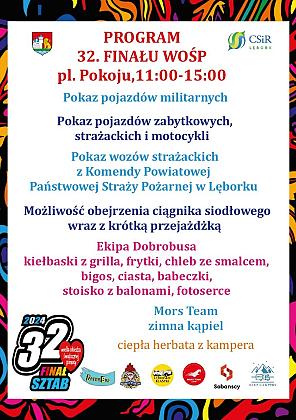 32. Finał Wielkiej Orkiestry Świątecznej Pomocy (WOŚP) w Lęborku – 