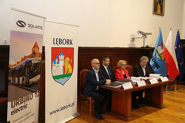 Podpisano umowę na dostawę autobusów elektrycznych dla Lęborka