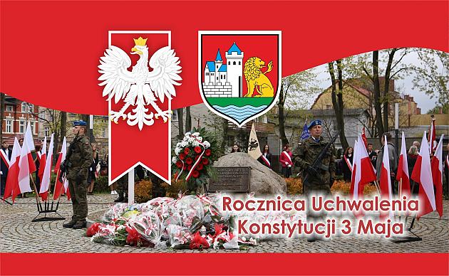 Uroczystości 233. Rocznicy Konstytucji 3 Maja i Dnia Flagi RP w Lęborku