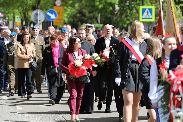 Lęborczanie uroczyście świętowali 234. rocznicę uchwalenia Konstytucji 3 Maja