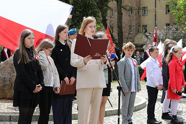 Lęborczanie uroczyście świętowali 234. rocznicę uchwalenia Konstytucji 3 Maja