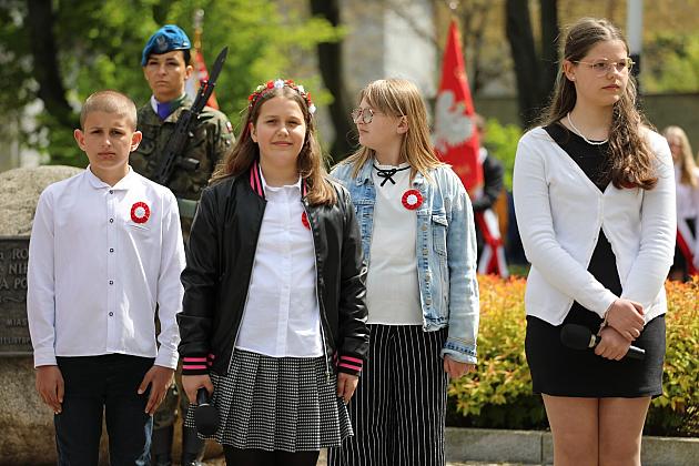 Lęborczanie uroczyście świętowali 234. rocznicę uchwalenia Konstytucji 3 Maja