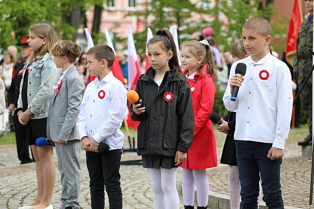 Lęborczanie uroczyście świętowali 234. rocznicę uchwalenia Konstytucji 3 Maja