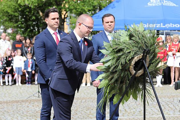 Lęborczanie uroczyście świętowali 234. rocznicę uchwalenia Konstytucji 3 Maja