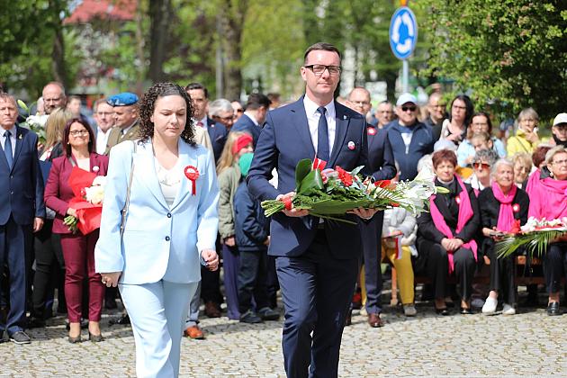Lęborczanie uroczyście świętowali 234. rocznicę uchwalenia Konstytucji 3 Maja