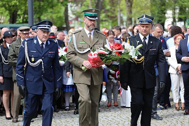 Lęborczanie uroczyście świętowali 234. rocznicę uchwalenia Konstytucji 3 Maja