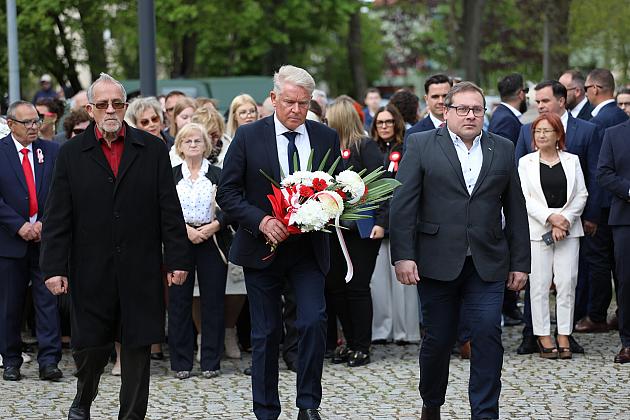 Lęborczanie uroczyście świętowali 234. rocznicę uchwalenia Konstytucji 3 Maja