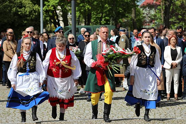 Lęborczanie uroczyście świętowali 234. rocznicę uchwalenia Konstytucji 3 Maja