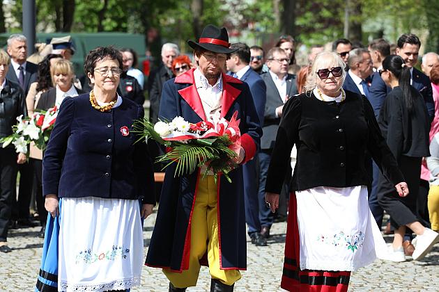 Lęborczanie uroczyście świętowali 234. rocznicę uchwalenia Konstytucji 3 Maja