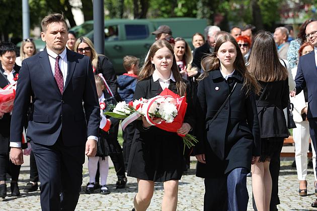 Lęborczanie uroczyście świętowali 234. rocznicę uchwalenia Konstytucji 3 Maja