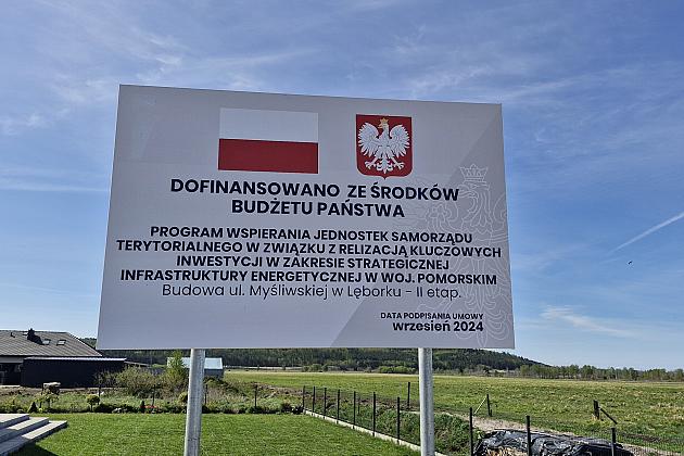 Drugi etap budowy ul. Myśliwskiej za nami