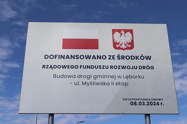 Drugi etap budowy ul. Myśliwskiej za nami