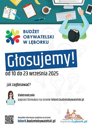 Głosowanie na projekty Budżetu Obywatelskiego w Lęborku 2026