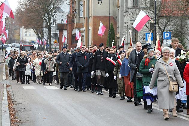 Z dumą i radością lęborczanie uczcili Narodowe Święto Niepodległości