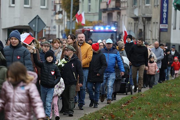 Z dumą i radością lęborczanie uczcili Narodowe Święto Niepodległości