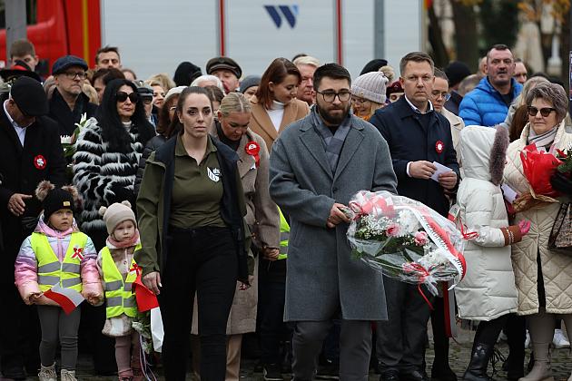 Z dumą i radością lęborczanie uczcili Narodowe Święto Niepodległości