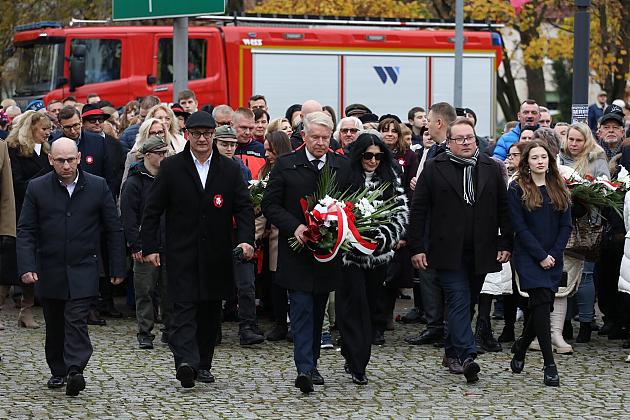 Z dumą i radością lęborczanie uczcili Narodowe Święto Niepodległości