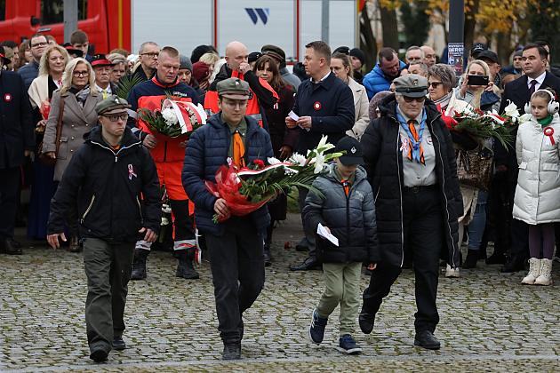 Z dumą i radością lęborczanie uczcili Narodowe Święto Niepodległości
