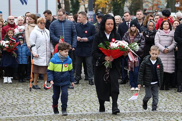 Z dumą i radością lęborczanie uczcili Narodowe Święto Niepodległości