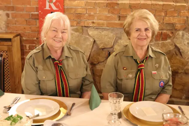 Harcerski Krąg Seniorów „Dęby” na spotkaniu opłatkowym