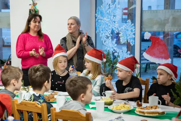 W Bazie Wigilijne spotkanie dzieci z obszaru rewitalizacji