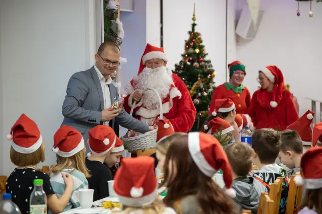 W Bazie Wigilijne spotkanie dzieci z obszaru rewitalizacji