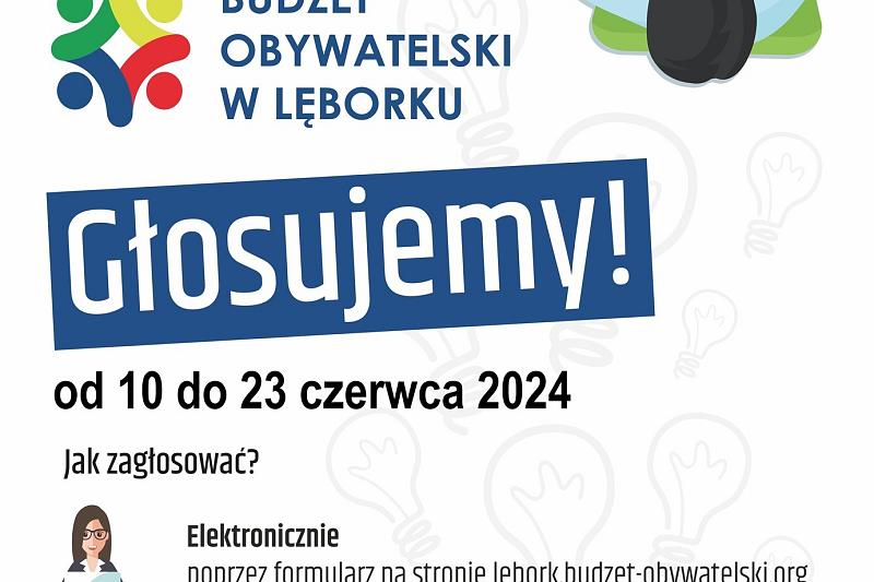Głosuj na projekty Budżetu Obywatelskiego w Lęborku na 2025 rok
