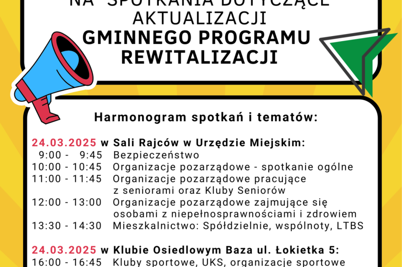 Zapraszamy na spotkania w sprawie przyszłości Lęborka