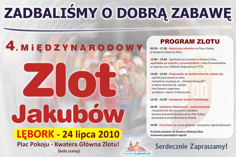 Zlot Jakubów już po raz czwarty - zapraszamy!