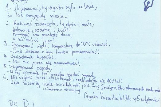 Najpiękniejsze Listy dla Ziemi nagrodzone