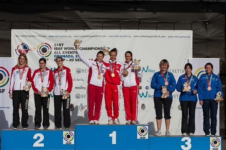 MŚ w strzelectwie - złoty medal i rekord świata polskiej drużyny