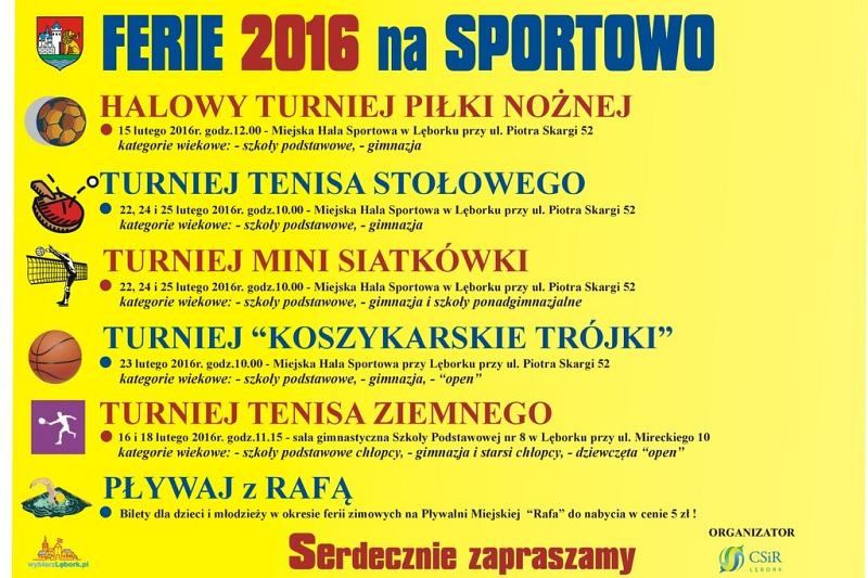 Ferie zimowe w Lęborku