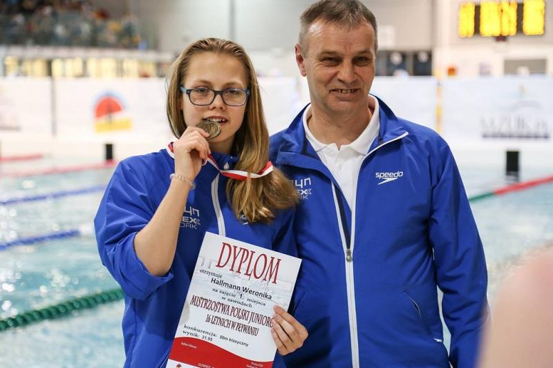 Weronika Hallmann dwukrotną Mistrzynią Polski w pływaniu