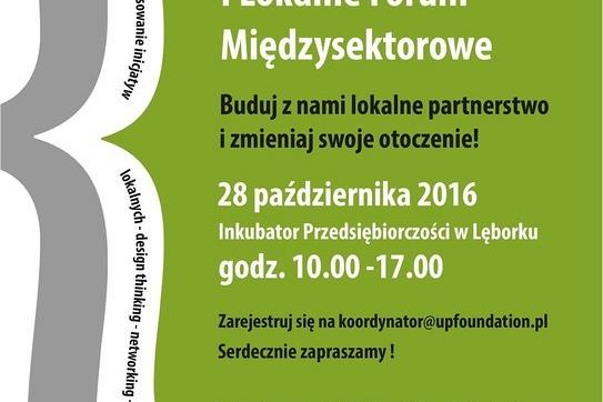 I Lokalne Forum Międzysektorowe w Inkubatorze Przedsiębiorczości w Lęborku