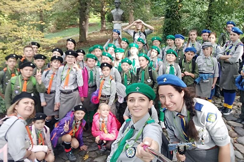 Lęborscy harcerze na 80. rocznicy powstania Szarych Szeregów