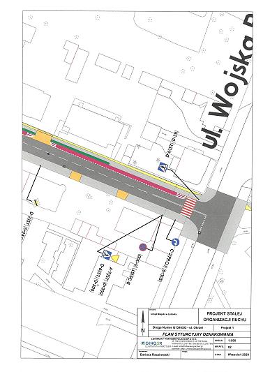 Zmiana organizacji ruchu – nowe znaki upłynnią ruch samochodowy na ul. Okrzei i Traugutta