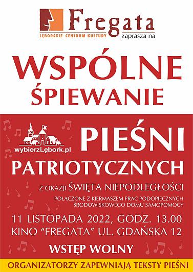 Wspólne Śpiewanie Pieśni Patriotycznych w Kinie “Fregata”