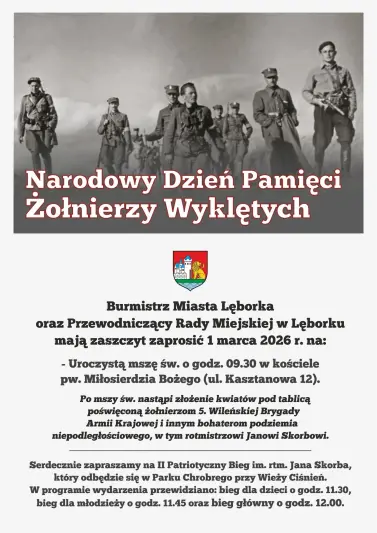 Lębork uczci pamięć bohaterów podziemia niepodległościowego