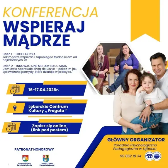 Konferencja "Wspieraj Mądrze" w Lęborku